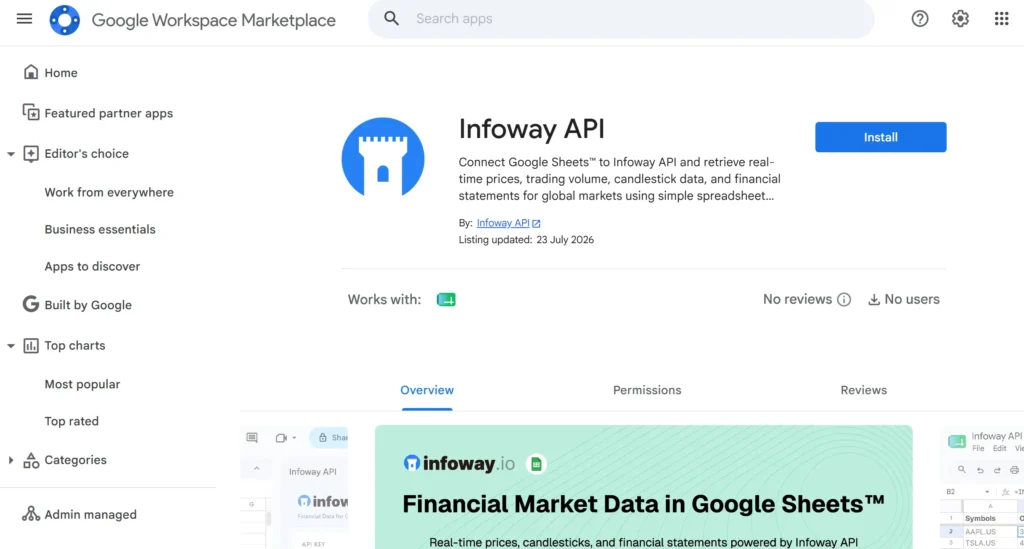google workspace marketplace screenshot